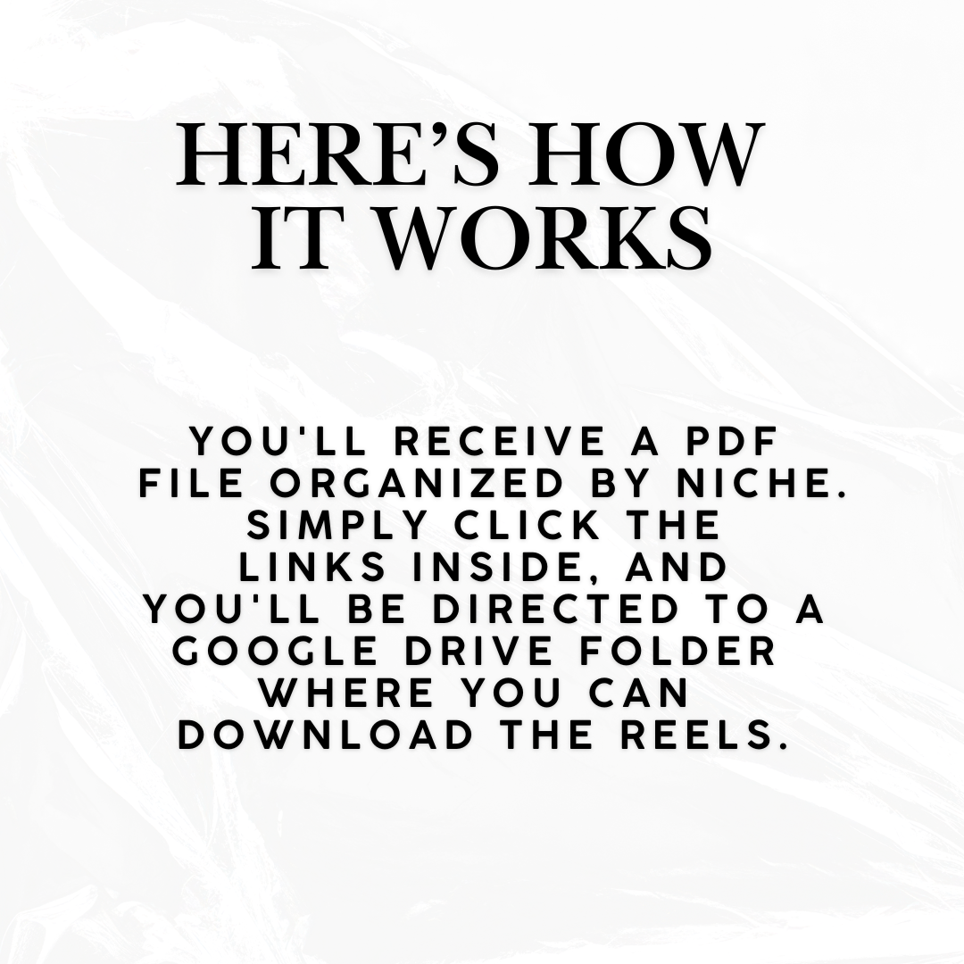 100,000 Reels. 32 Niches. 1 Powerful Income Stream.