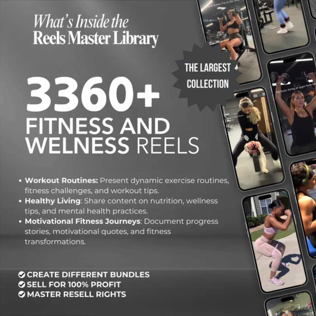 100,000 Reels. 32 Niches. 1 Powerful Income Stream.