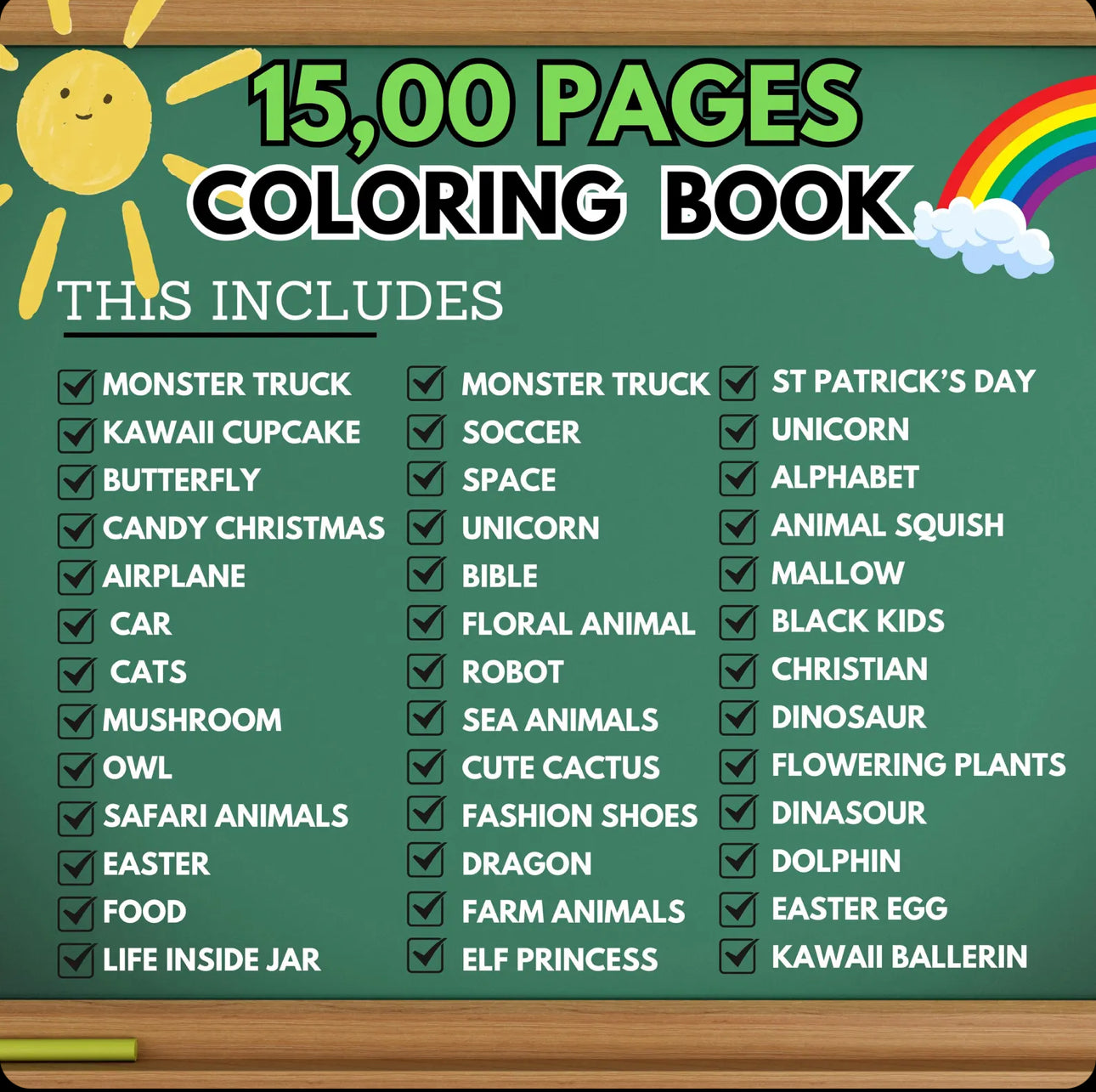 15,000 Kids’ Coloring Pages – Yours to Rebrand & Resell