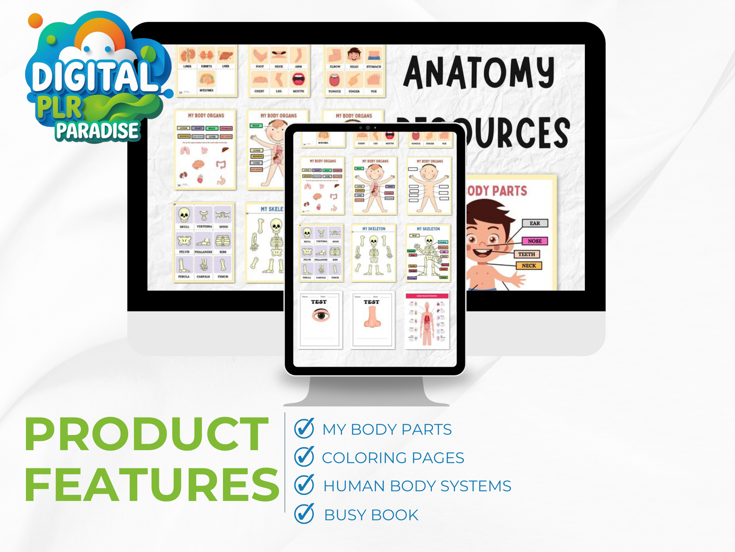 Kids Learning & Classroom Activities Bundle, Teachers Parents Worksheets For Kids, DFY Digital Product Bundle, PLR MRR Master Resell Rights