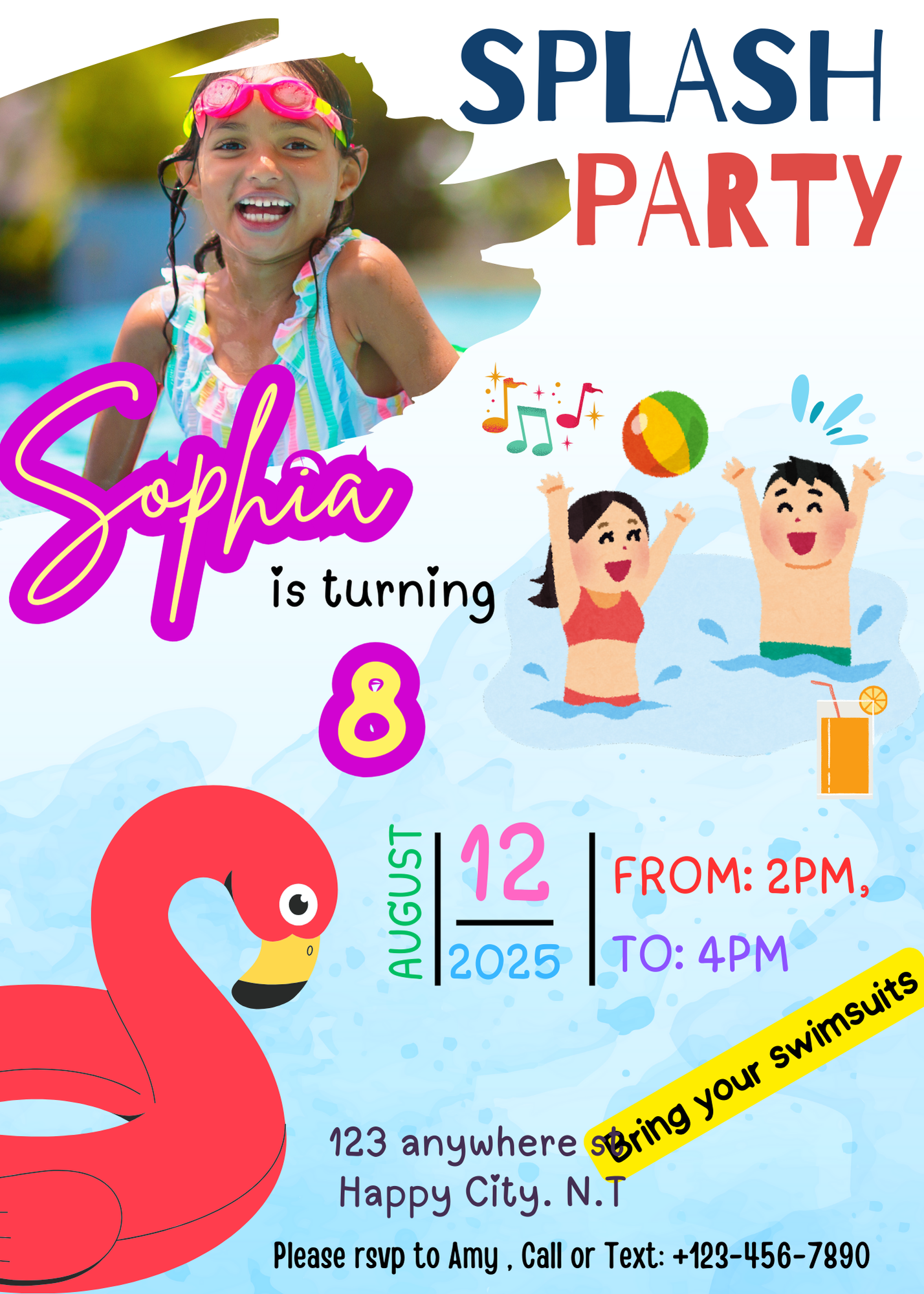 50 Editable Kids Birthday Invitation Templates | Canva Templates | Instant Download | Birthday Party Invites | Resell with PLR
