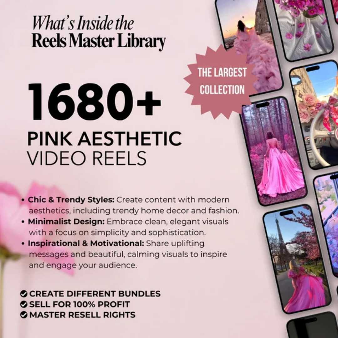 100,000 Reels. 32 Niches. 1 Powerful Income Stream.